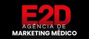 logomarca da agência de marketing médico e2d media